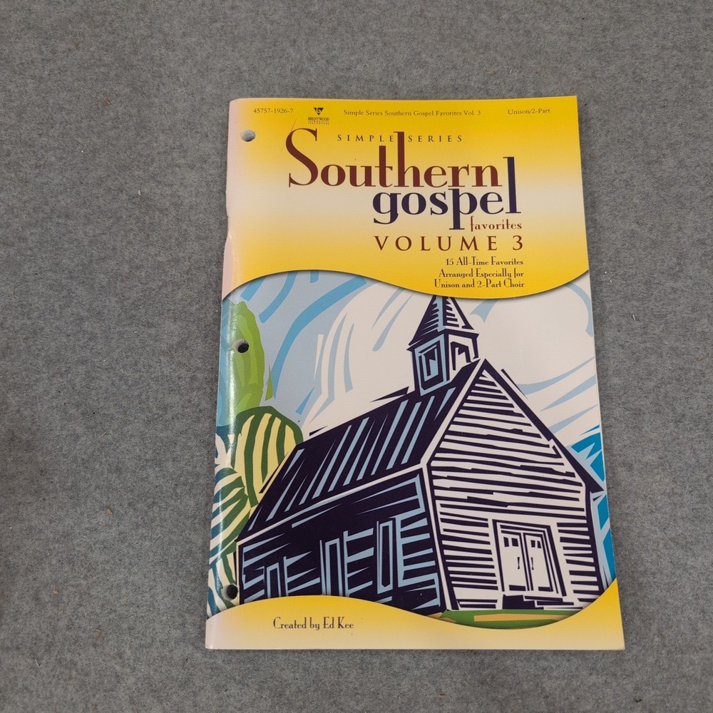 Simple Series Southern Gospel Favorites Volume 3 Choral Book Ed Kee 45757-1926-7 - Picture 1 of 3